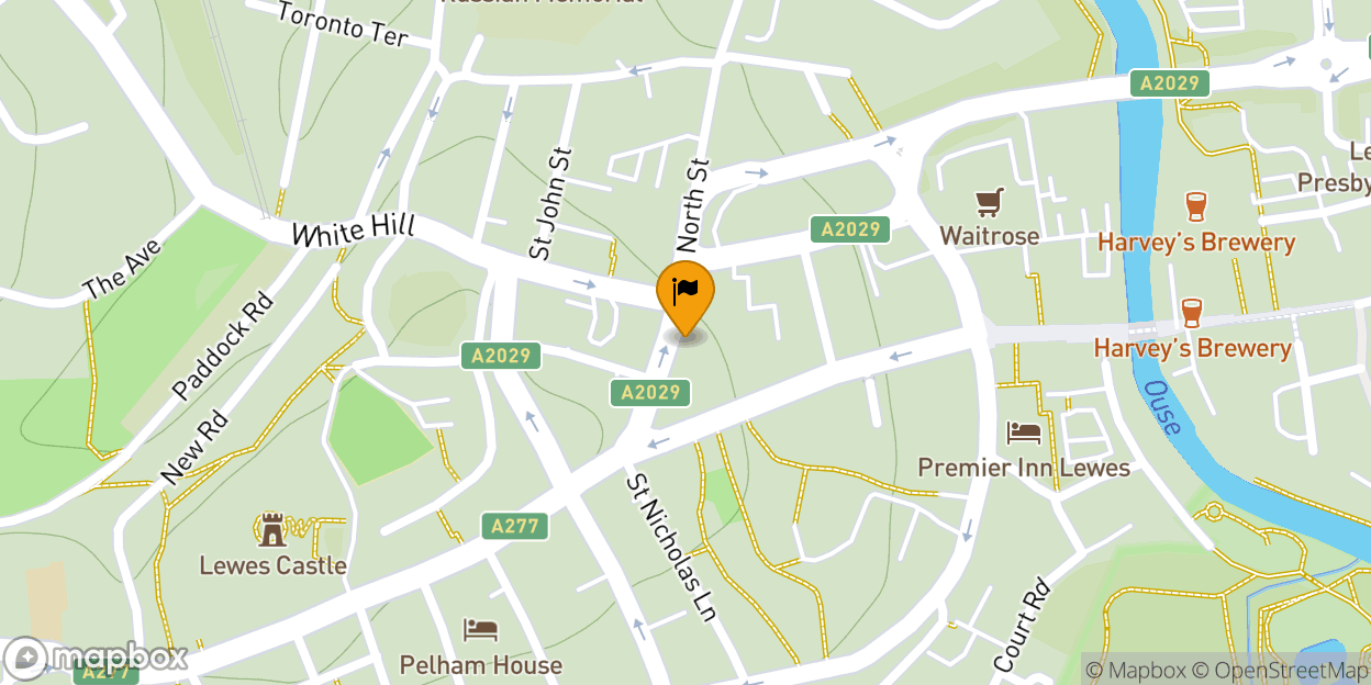 Map of Lewes