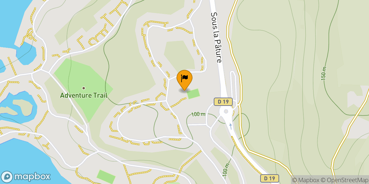 Map of Center Parcs Le Lac d'Ailette
