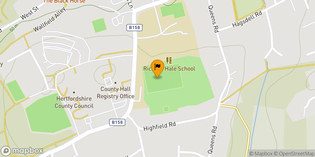 Map of Richard Hale 3G Pitch