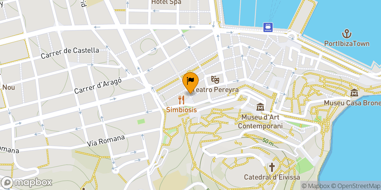 Map of Hostal El Parque