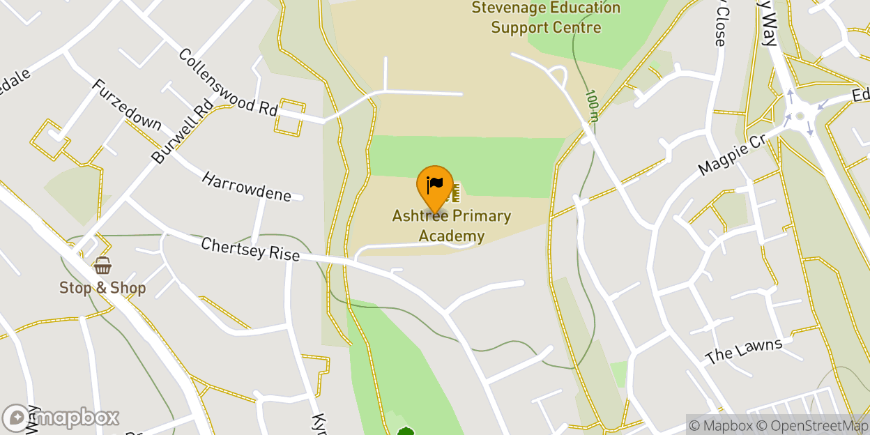 Map of Ashtree Primary School & Nursery