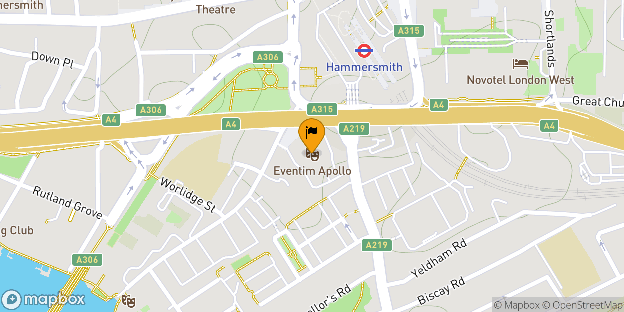 Map of Eventim Apollo