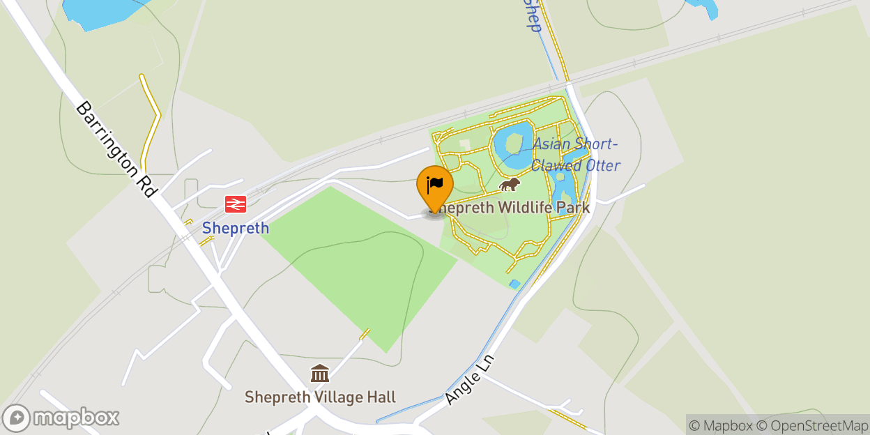 Map of Shepreth Wildlife Park