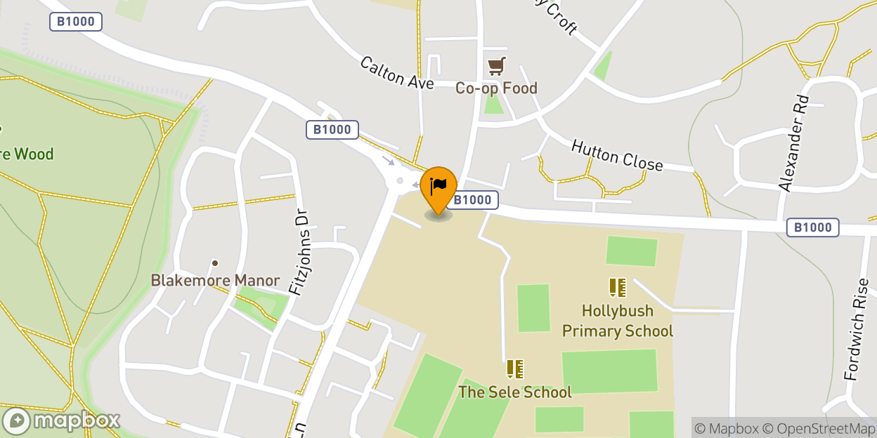 Map of The Sele School