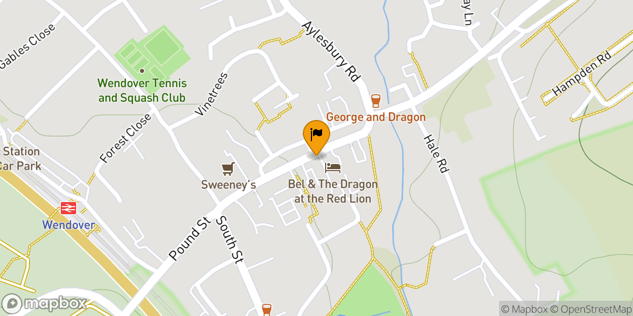 Map of Red Lion Hotel