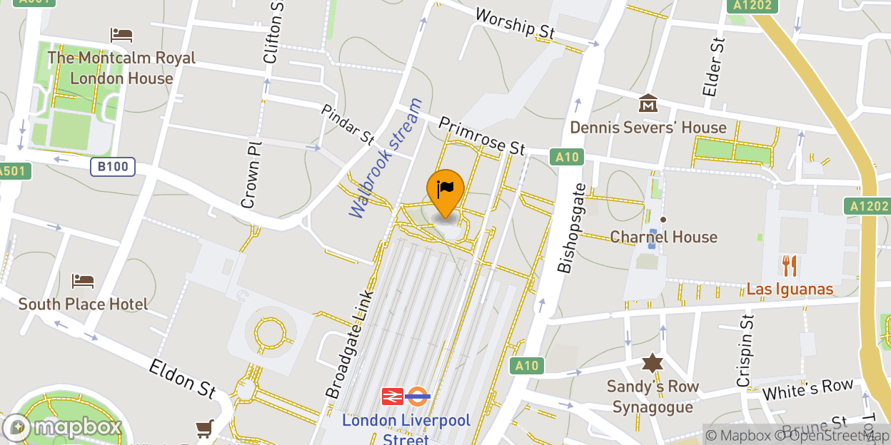 Map of Exchange Square